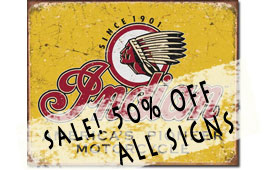 vintage tin signs