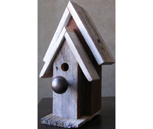 rustic birdhouses